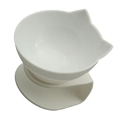 Bowl cat dog bowl non slip pet cat pot All White - Shop at LoveMi