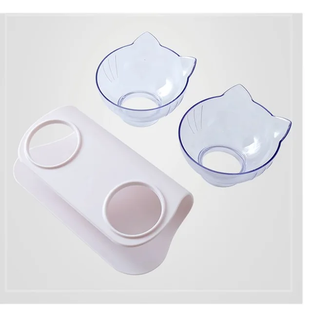 Bowl cat dog bowl non slip pet cat pot White - Shop at LoveMi