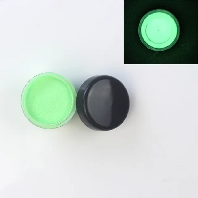 Nail clear crystal powder 12 Fluorescent Green - Shop at LoveMi