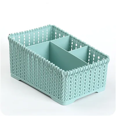 Wicker table top box packing Blue - Shop at LoveMi