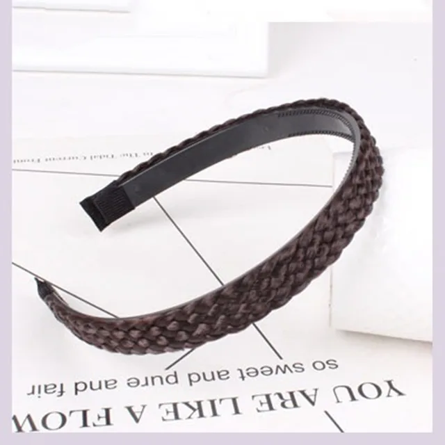 The Same Style Star Hairpin Street Temperament Headband 5 Big Dark Brown - Shop at LoveMi