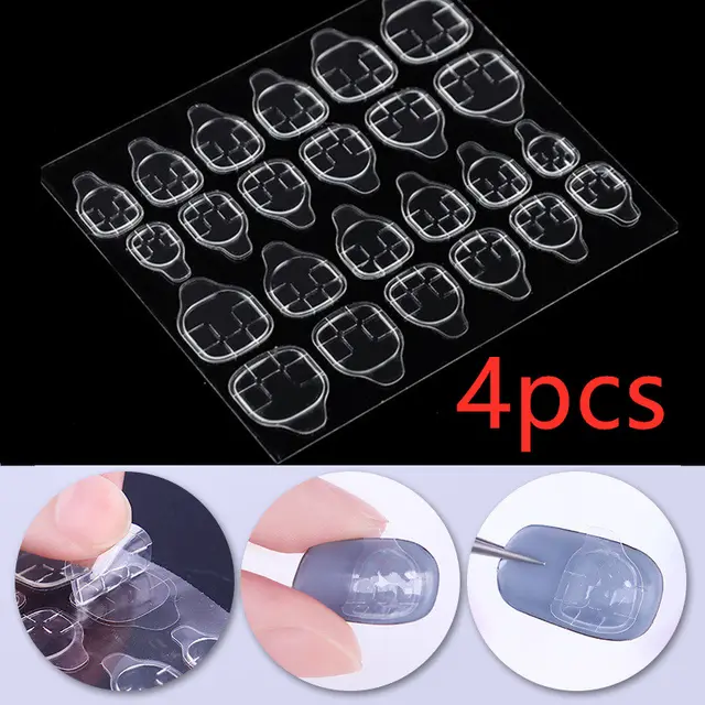 Transparent invisible nail sticker Transparent4Pcs - Shop at LoveMi