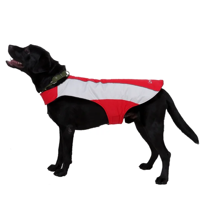 MPet clothes winter clothes big dog clothes night reflective Red - Shop at LoveMi