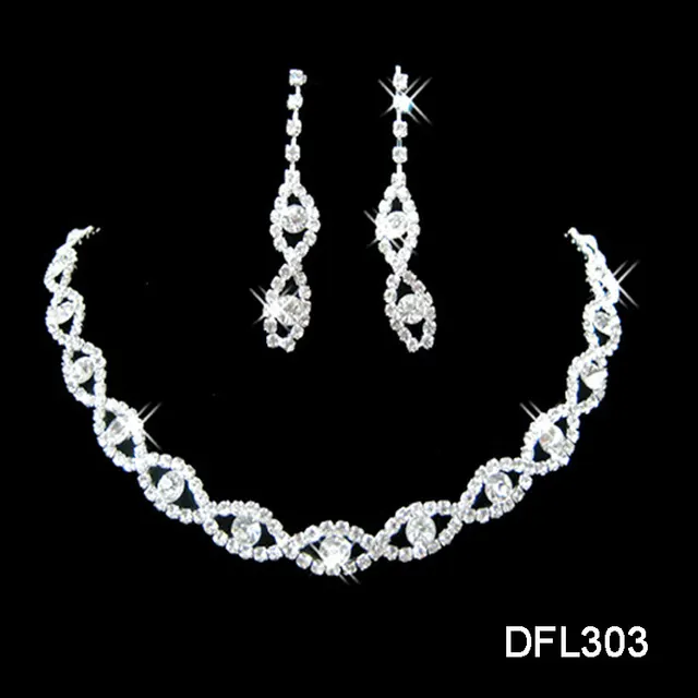 Two pieces of jewelry set, fashion bride jewelry set, electroplating alloy elegant jewelry sales Default - Shop at LoveMi