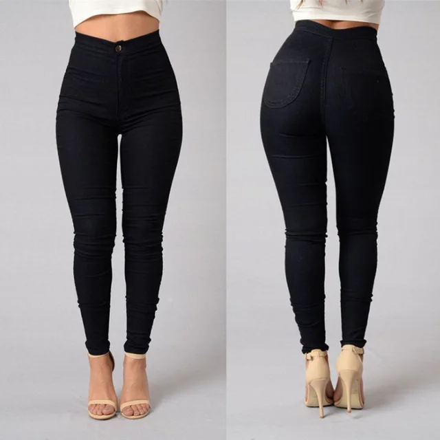 Sexy Casual Fashion Multi Color Slim Slimming Pants Black - Shop at LoveMi