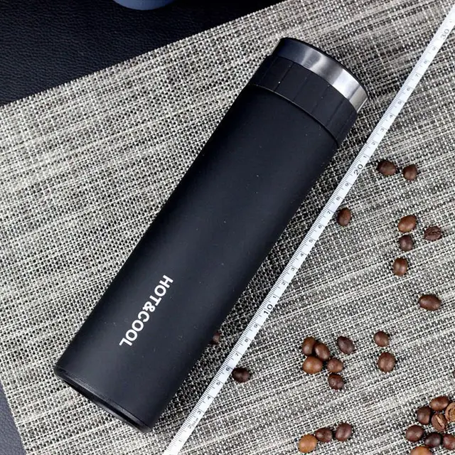 Stainless steel business frosted Mug vacuum gift cup Black - Shop at LoveMi