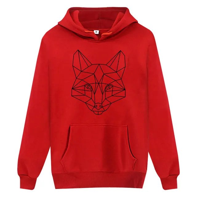 Hooded pullover sweater Red - Shop at LoveMi