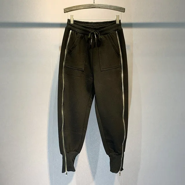 Beam foot trousers Black - Shop at LoveMi