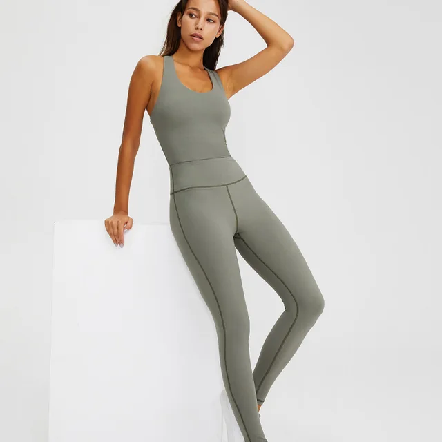 Women's Tight Fitting Slim Sexy Back Bodysuit Green - Shop at LoveMi
