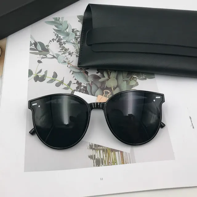 Rice nail type sunglasses female Black - Shop at LoveMi