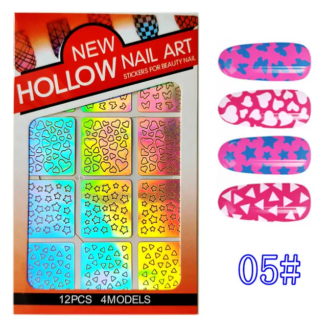 Printing template manicure stick 5 Style - Shop at LoveMi