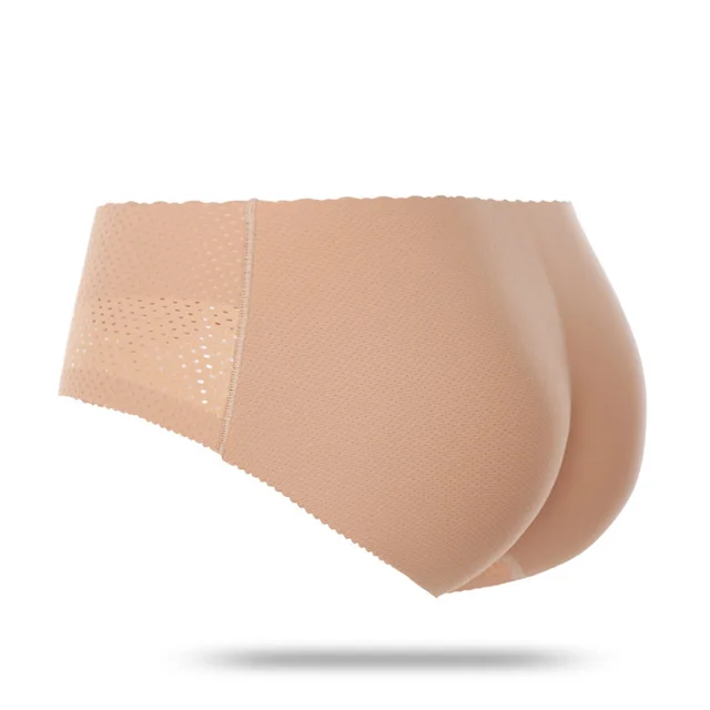 Fake Butt Seamless Thickened Hip Panties B Skin Color - Shop at LoveMi