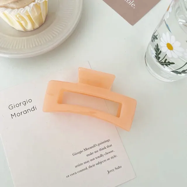 Vintage fashion decorative hair clips Light Orange - Shop at LoveMi