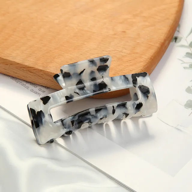 Vintage fashion decorative hair clips White Black - Shop at LoveMi