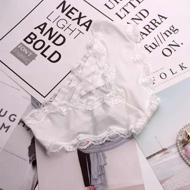 Brief cutout sexy cotton White - Shop at LoveMi