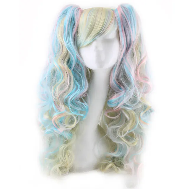Colorful long curly wigs Color - Shop at LoveMi