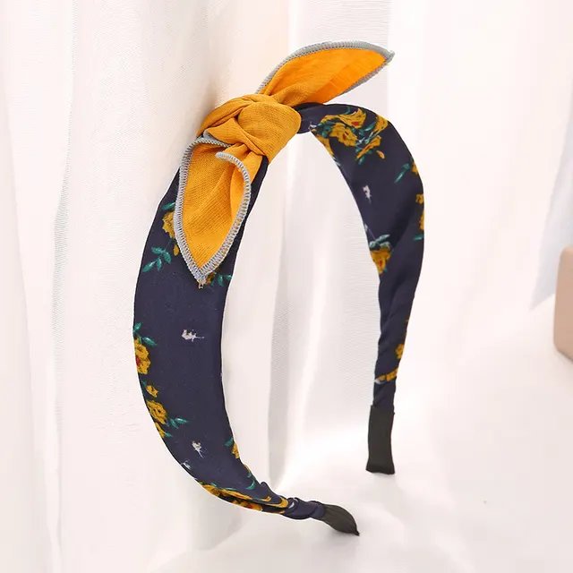 Bow Tie Headband Adult Middle School Student Cute Headband Navy Blue - Shop at LoveMi