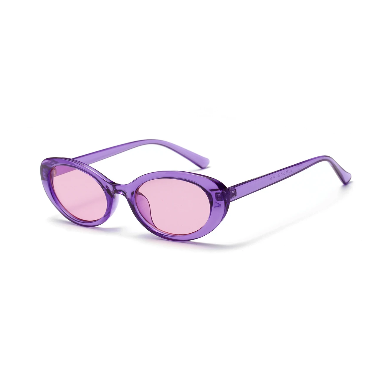 Candy colour small frame sunglasses - Purple
