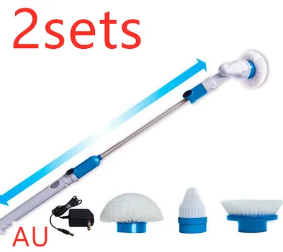 Rechargeable Electric Cleaning Brush Retractable 2Pcs Au - Shop at LoveMi