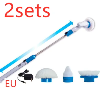 Rechargeable Electric Cleaning Brush Retractable 2Pcs Eu - Shop at LoveMi