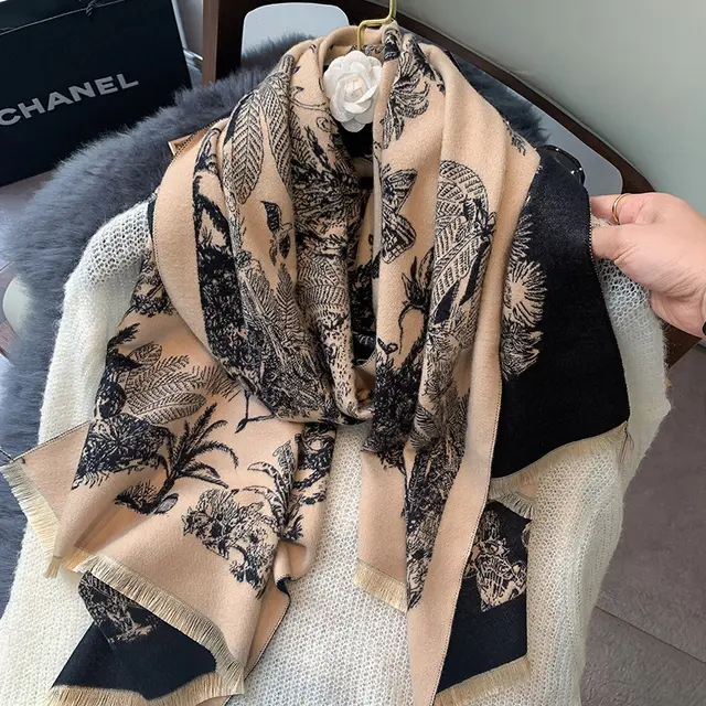 Shawl neck wrap Black - Shop at LoveMi
