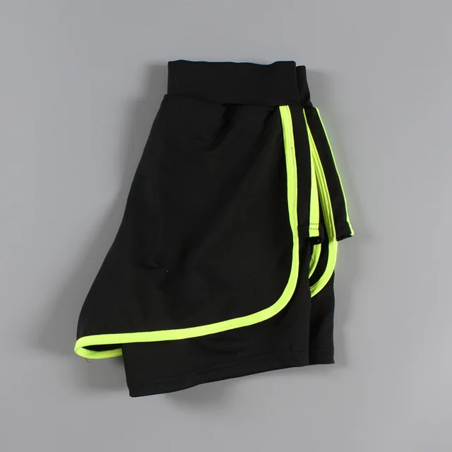 Plus size running fitness shorts Green - Shop at LoveMi