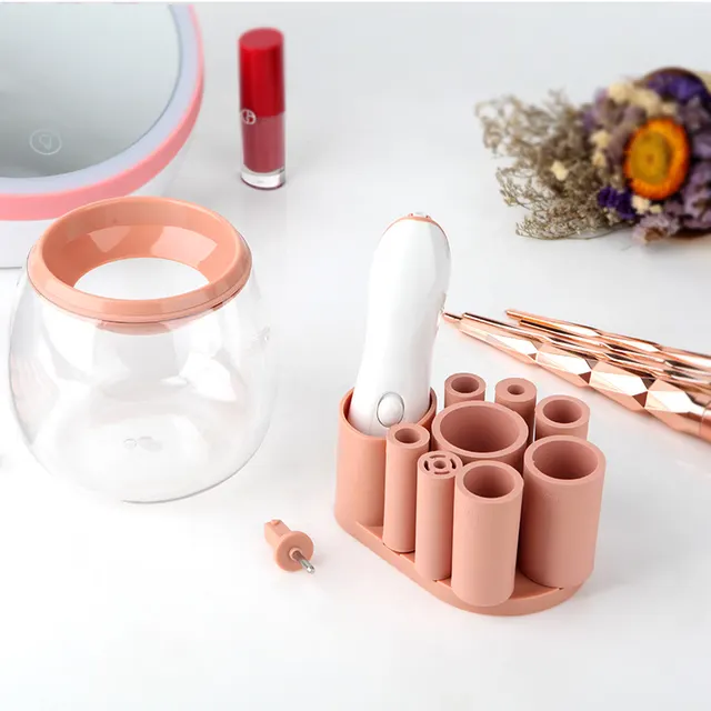 Make Up Brush Cleaner Rose Gold - Shop at LoveMi