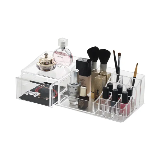 Transparent cosmetic storage box Transparent - Shop at LoveMi