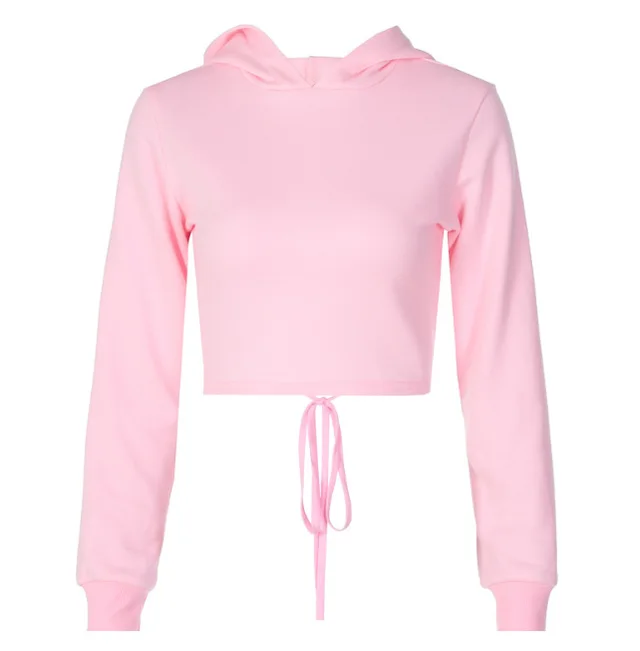 Short sweater with cross straps Pink - Shop at LoveMi