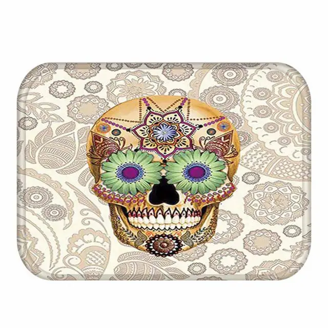 Skull coral velvet doormat 2Style - Shop at LoveMi