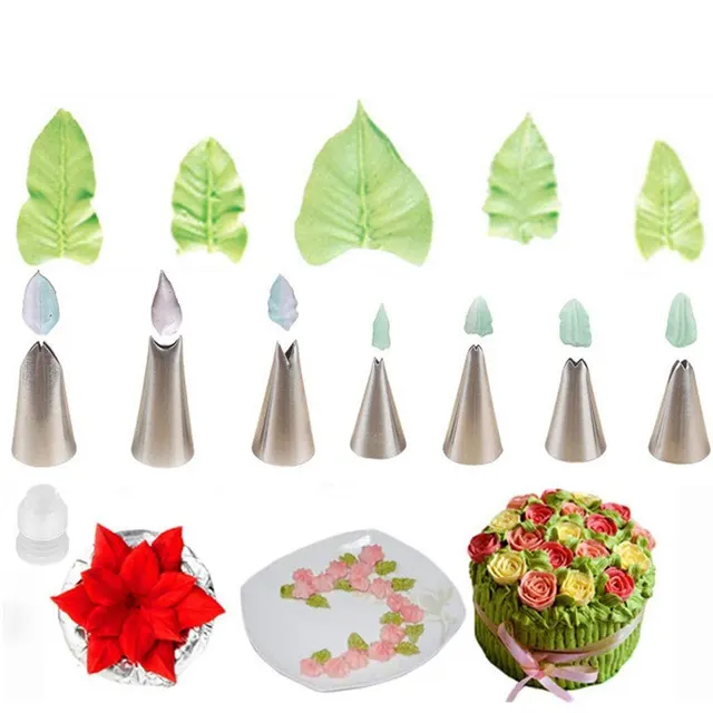 Butter Cake Decoration Squeezing Flower Mouth Ball Torch Flower Mouth 4 Style - Shop at LoveMi