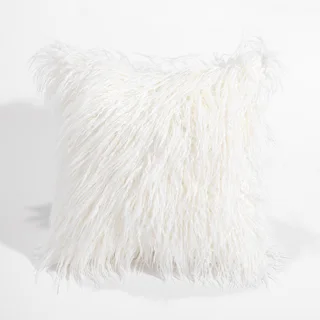 Plush hug pillowcase fashion car pillow home sofa large pillow - White