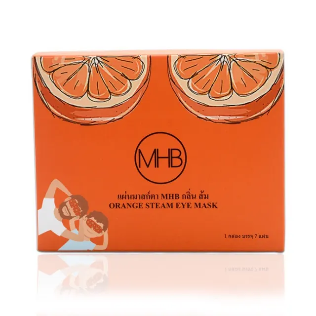 Relieve eye fatigue steam blindfold Orange - Shop at LoveMi