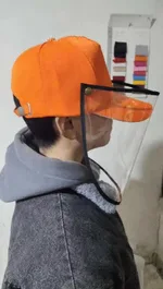 Protective Cap Baseball Cap Pure Cotton Sandproof - Orange