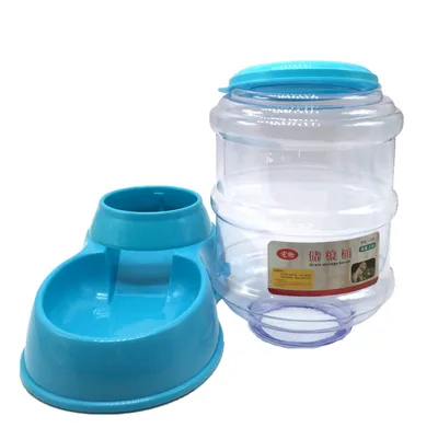 3.5L pet automatically feeding basin Blue - Shop at LoveMi