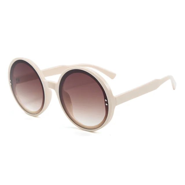 Xiaoxiang's new sunglasses women White Brown - Shop at LoveMi