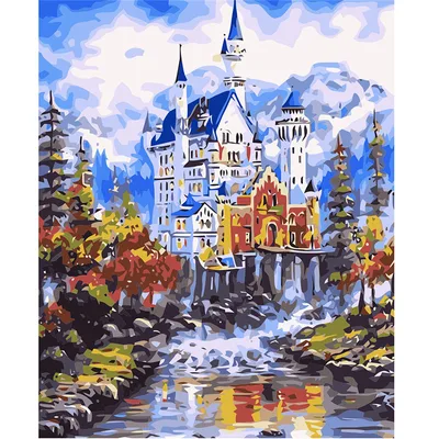 Framed Picture DIY Painting Style7 40X50 - Shop at LoveMi