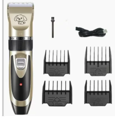 USB Rechargeable Electric Pet Clipper Razor Set Low Noise Pet Hair Trimmer A Style - Shop at LoveMi