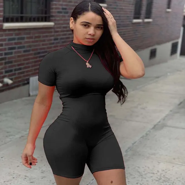 Fitness running jumpsuit Black - Shop at LoveMi