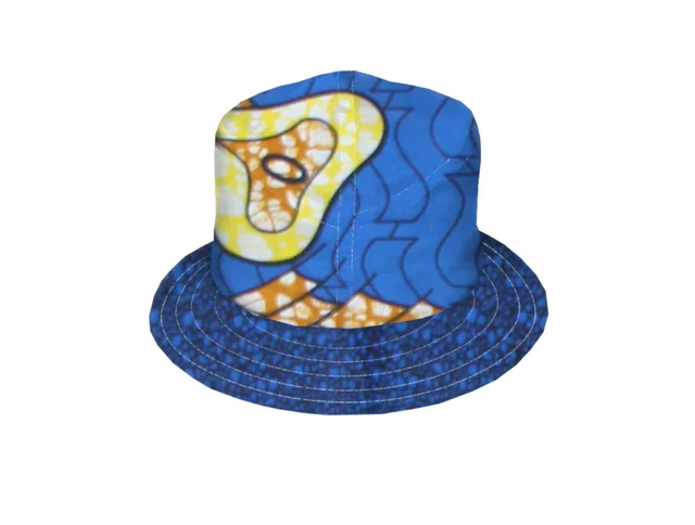 All cotton batik fisherman's hat double side belt H - Shop at LoveMi