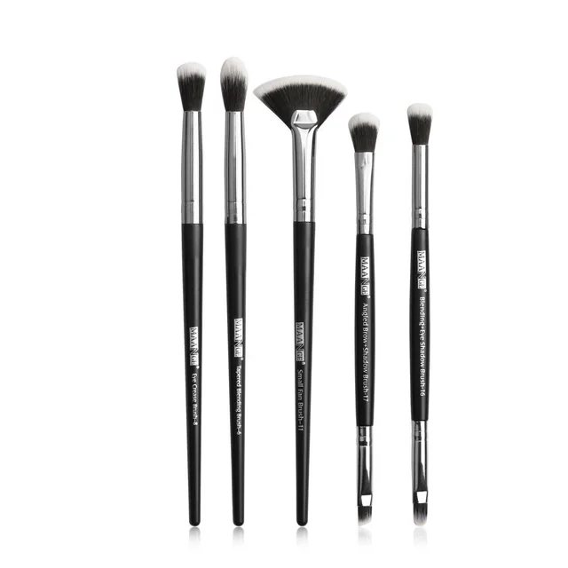 Makeup brush set Black Silver - Shop at LoveMi