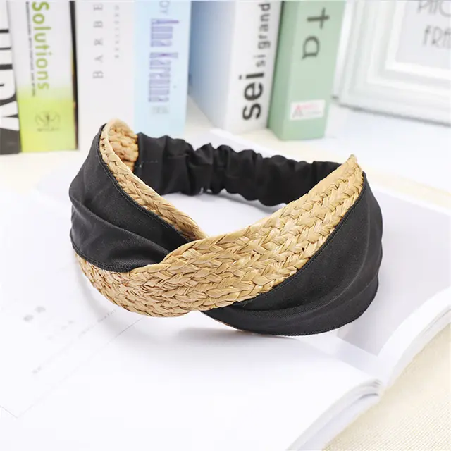 Straw braid headband 7Style - Shop at LoveMi