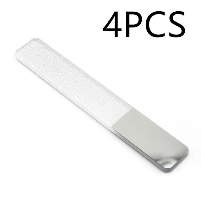 Nano Polishing Supply Glass Nail Polish Nail File White - Shop at LoveMi