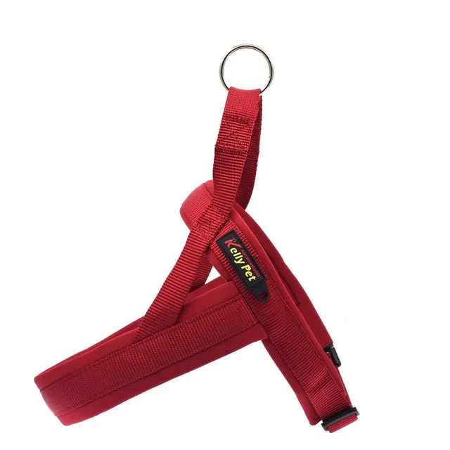 Pet chest harness nylon dog leash pet Red Wine - Shop at LoveMi