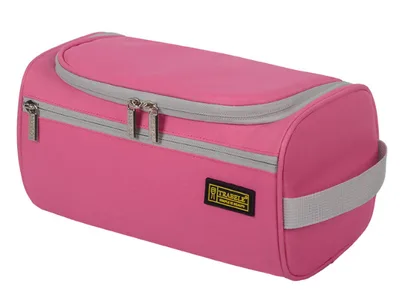 Men/Women Wash Shaving Bag Travel Cosmetic Bag Rose Red - Shop at LoveMi