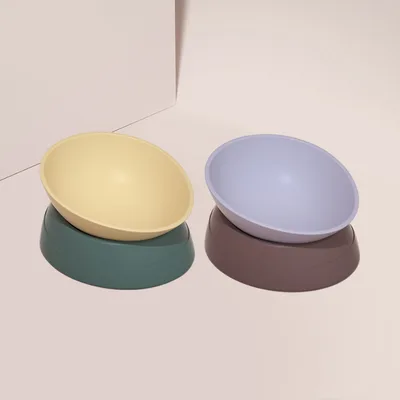 Anti overturning double bowl Purple And Yellow - Shop at LoveMi