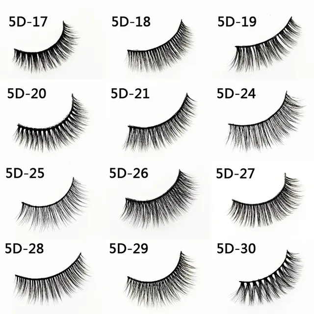 3D three pairs of false eyelashes 5D 20 Three Pairs - Shop at LoveMi