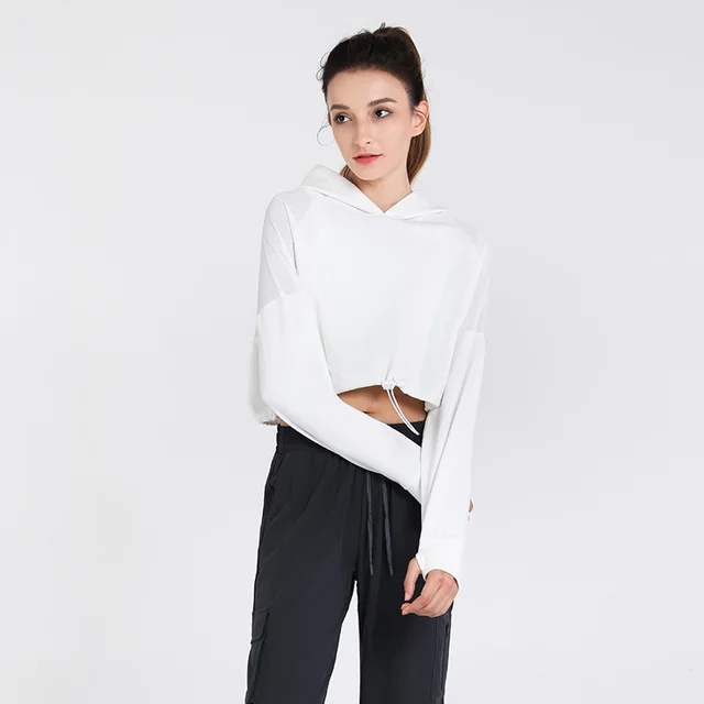 Women's long sleeve yoga top White - Shop at LoveMi