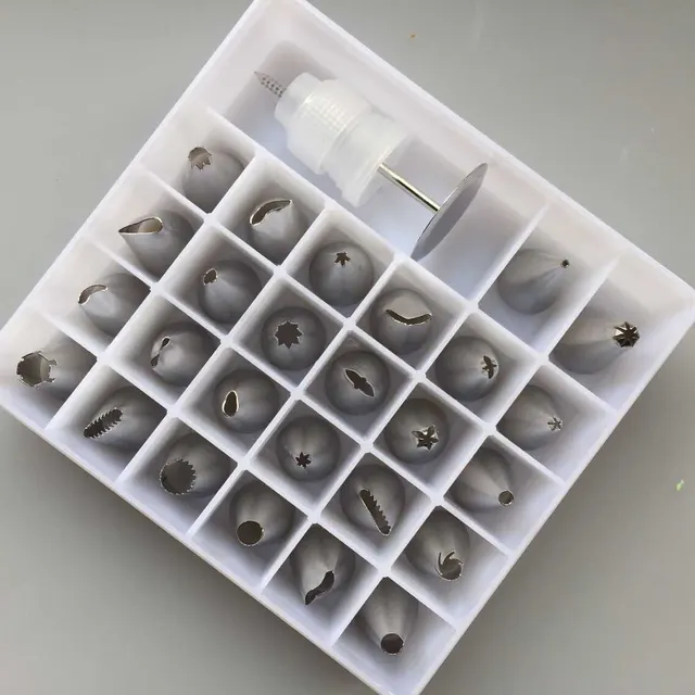 Baking tools 26 head decorating mouth Silver - Shop at LoveMi