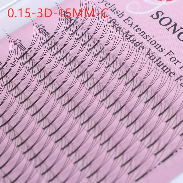 3D hair extension eyelashes 0.15 3D 15Mm - Shop at LoveMi